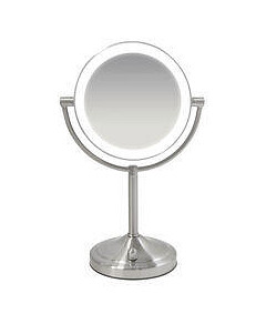 Homedics Radiance Double Sided Mirror with Dimmable LED