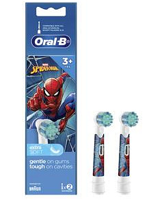 Oral-B Kids Stages Spiderman Replacement Brush Head Refills 2 Pack