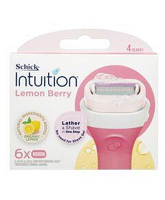 Schick Intuition® Lemon Berry Blade Refill 6 Pack