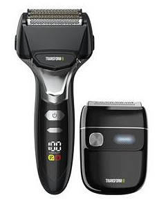 TRANSFORM-U 5 Blade Wet & Dry Electric Shaver & Travel Shaver Combo