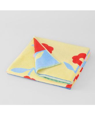 Sheridan Jellicoe Beach Towel in Yellow Glow Material: Cotton @Sheridan Rewards