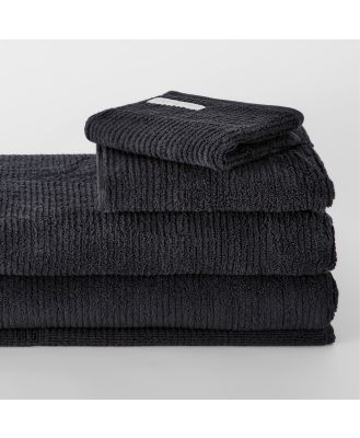 Sheridan Living Textures Towel Collection in Carbon/Grey Material: Cotton @Sheridan Rewards