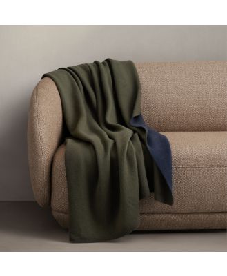 Sheridan Naut Throw in Olive/Green Size: 130cm x 180cm Material: Wool @Sheridan Rewards