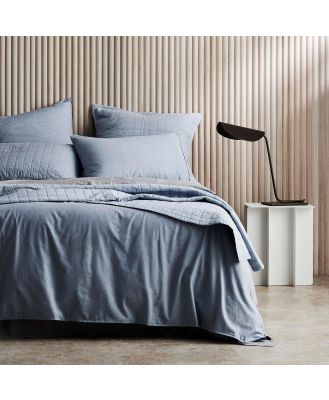 Sheridan Reilly Bed Cover in Chambray/Light Blue Material: Cotton @Sheridan Rewards
