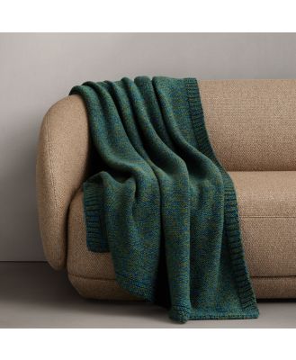 Hayworth Throw in Lake/Blue Material: Cotton @ Rewards By Sheridan