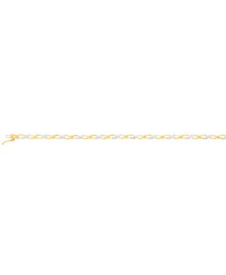 10 Brilliant Cut Diamond Bracelet in 9ct Yellow Gold