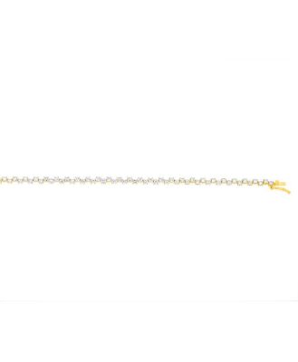 2 Carat Diamond Tennis Bracelet in 10ct Yellow Gold