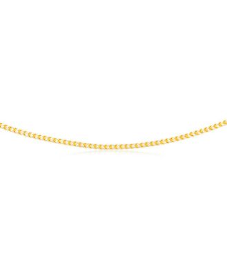 9ct Yellow And White Gold Solid Two Tone 8 Side Diamond Cut Franco Chain