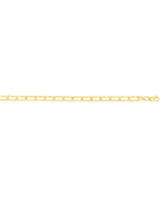 9ct Yellow Gold Silverfilled Fancy 19cm Bracelet