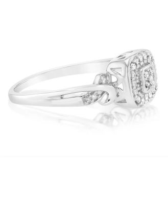 Luminesce Lab Grown Diamond Ring in Sterling Silver