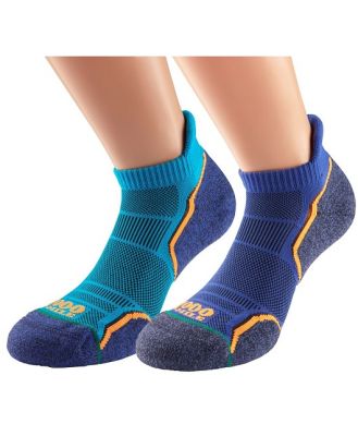 1000 Mile Run Socklet Mens Sports Socks - Twin Pack
