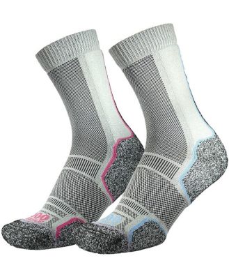 1000 Mile Trek Repreve Womens Trail Running Socks - Single Layer, Twin