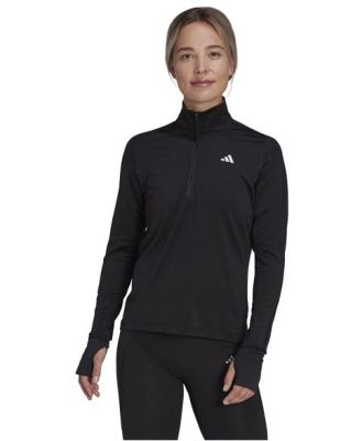 Adidas Fast Half-Zip Womens Running Long Sleeve Top