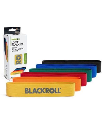 Blackroll Loop Band Set - Fabric Resistance Band - 6 Band Set