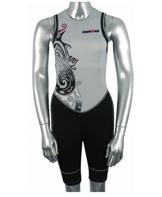 Ironman Womens Tri Suit - Silver/Black