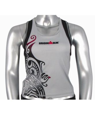 Ironman Womens Tri Top - Silver/Black