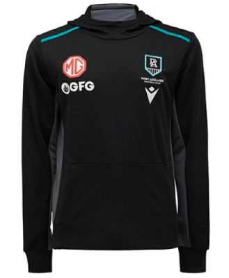 Macron Port Adelaide FC 2022 Official Supporter Travel Mens Hooded