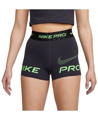 Nike Pro Dri-Fit Graphic Mid-Rise 3 Inch Womens Training Shorts
