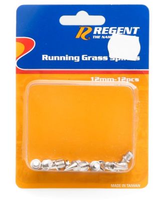 Regent Track & Field Running Replacement 12mm Grass Spikes - 12 Pack