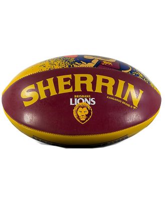 Sherrin Brisbane Lions Replica AFL Mini Football