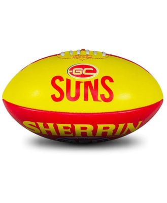 Sherrin Gold Coast Suns Autograph Football - Size