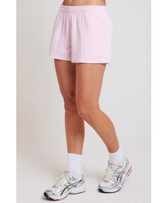 Stylerunner Posh Velour Shorts Cotton Candy