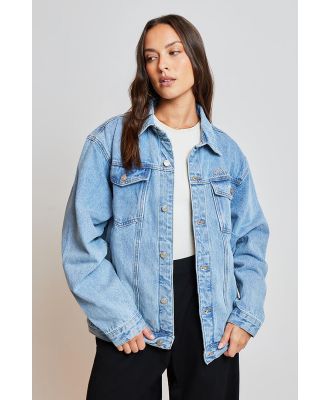 7 Days Active Denim Jacket Denim Blue