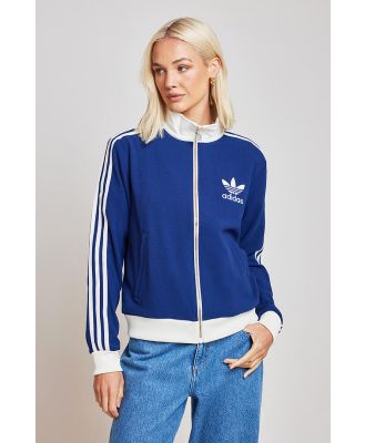 Adidas Originals Premium Originals Crepe Track Top Dark Blue