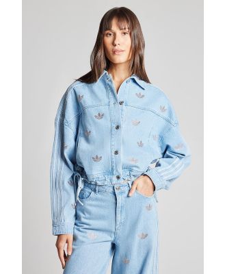 Adidas Originals Rhinestone Denim Jacket Clblue