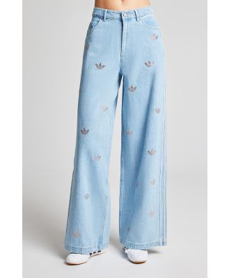 Adidas Originals Rhinestone Denim Jean Clblue