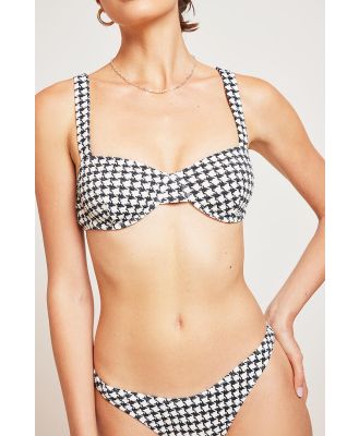 Elce Swim Escape Bikini Top Houndstooth