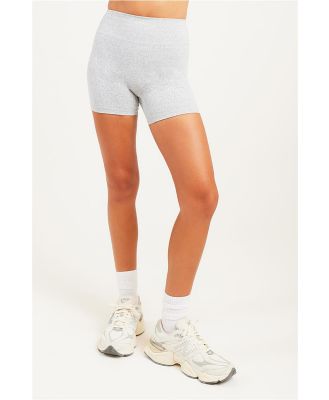 Leelo 5 Signature Bike Shorts Grey Marl