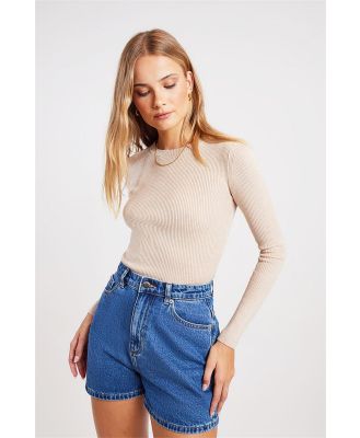 Nude Lucy Classic Long Sleeve Knit Oat