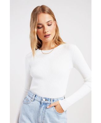 Nude Lucy Classic Long Sleeve Knit Salt