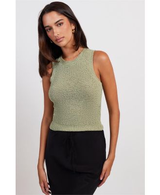 Nude Lucy Ember Knit Tank Lime