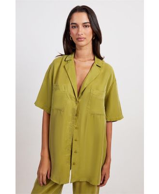 Nude Lucy Lucia Cupro Shirt Pickle