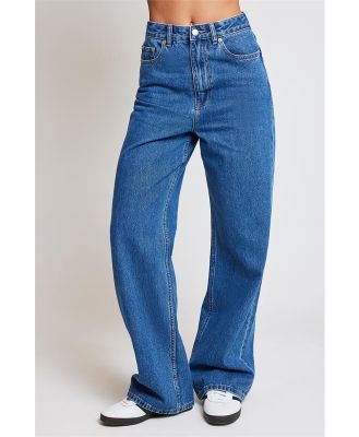 Nude Lucy Organic Relaxed Leg Jean Vintage Blue