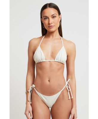 Nude Lucy Rib String Bikini Brief Vanilla