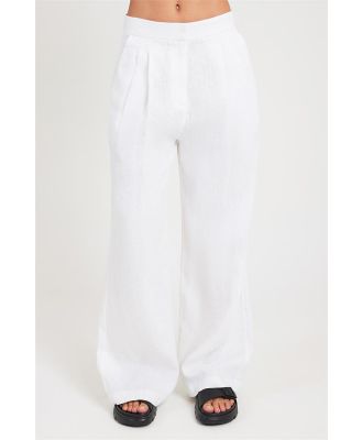 Nude Lucy Thilda Linen Pant White