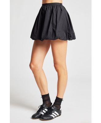 Ode Bubble Mini Skirt Onyx