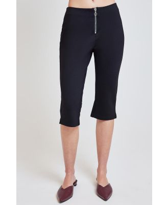 Ode Jesse Zippered Capri Onyx