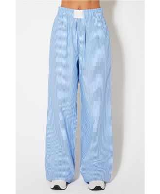 Ode Taylor Boxer Pant Azure Stripe