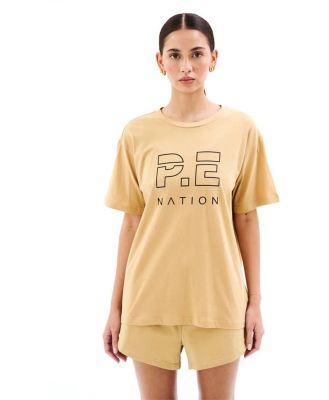 P.E Nation Heads Up Tee Sand