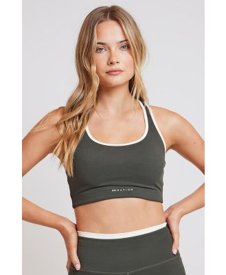 P.E Nation Stella Sports Bra Forest Night