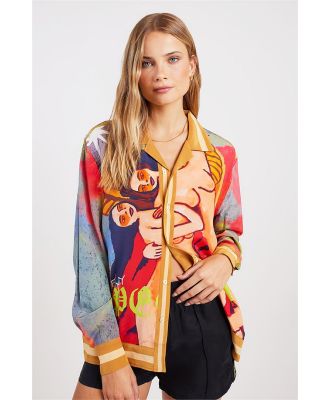 Something Very Special Yakob Angel Long Sleeve Shirt Multi