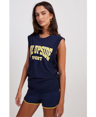 The Upside Ivy League Muscle Tank Navy