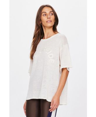 The Upside Knitted Sam Tee Creme