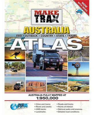 AFN Make Trax Australia with Maxi Australian Atlas - Spiral Book