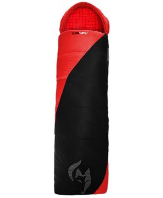 BlackWolf Campsite Sleeping Bag 0C - True Red