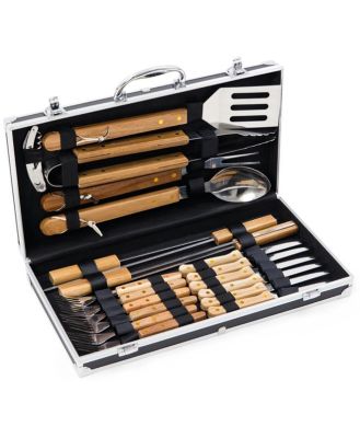 Campfire BBQ Tool & Cutlery Set - 22PC
